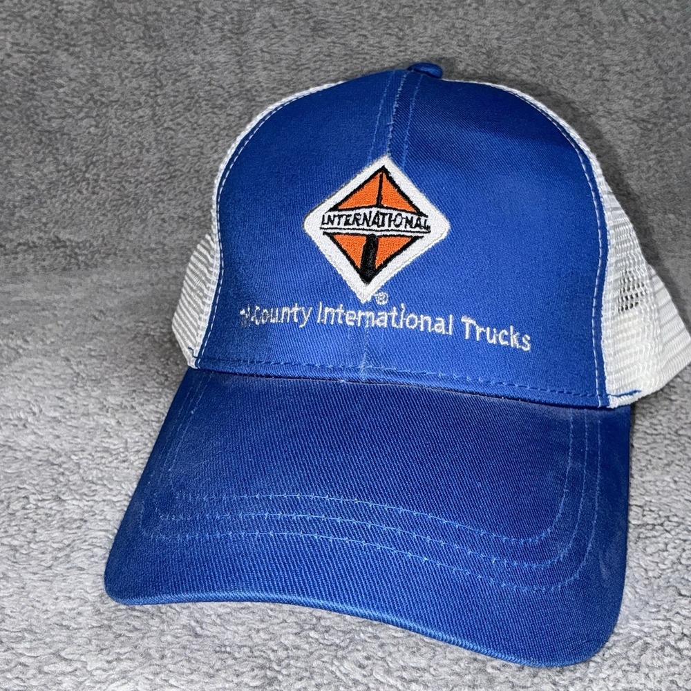 International Hat Trucker Cap Snap Back Mesh Agriculture Tractor Mens